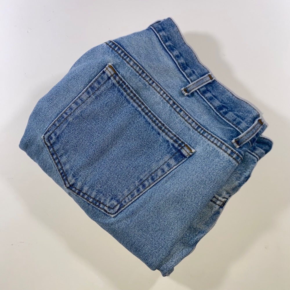 George Mens Regular Fit Straight Leg Medium Wash Blue Denim Jeans 42x30 GM08464